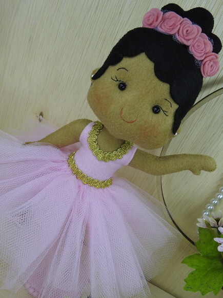 Bailarina em Feltro