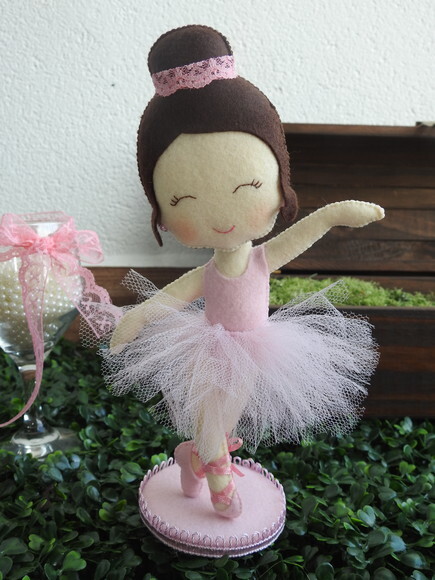 Bailarina em Feltro
