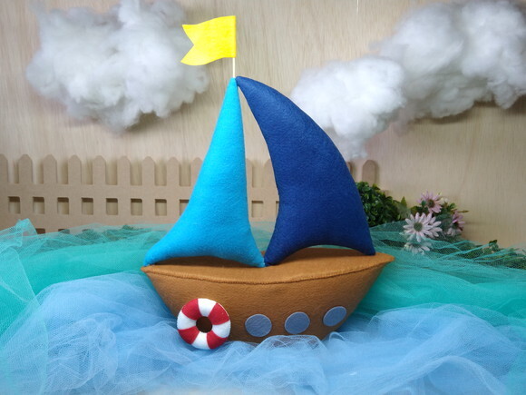 Barco em Feltro