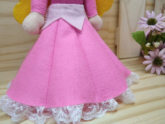Bela Adormecida - Aurora em Feltro - Princesas