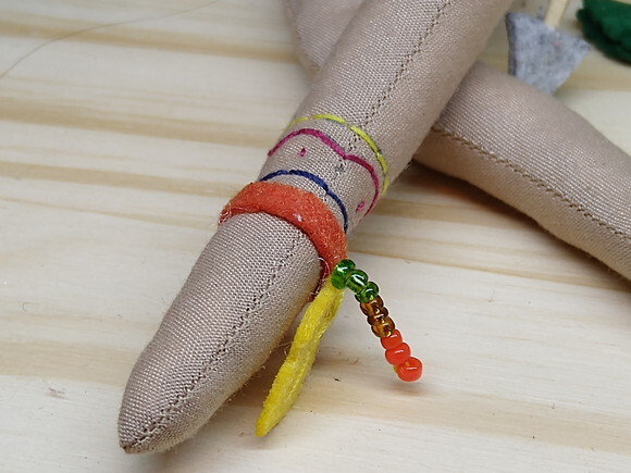 Boneca Índia de Pano