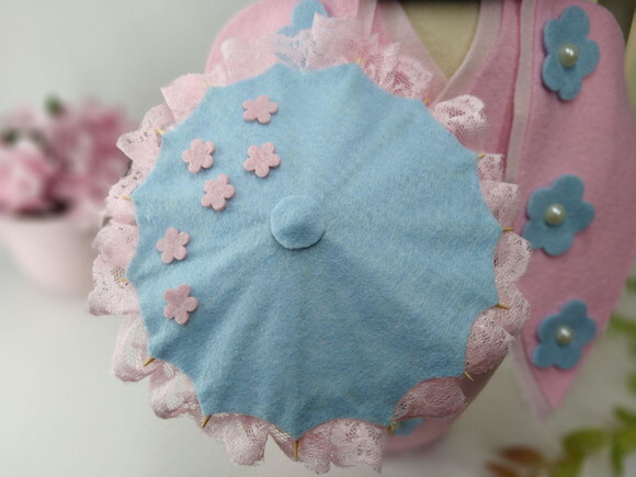 Boneca Kokeshi em Feltro 40 Cm* Chamar Chat