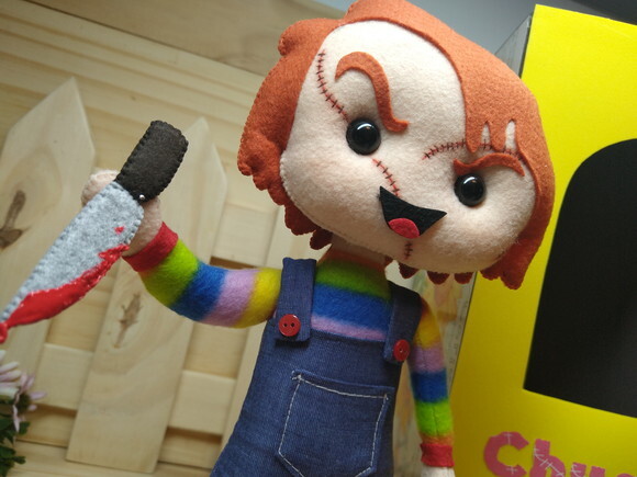 Boneco Assassino Chucky em feltro