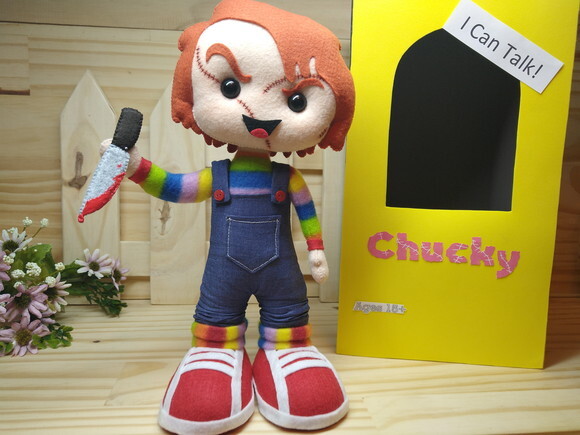 Boneco Assassino Chucky em feltro