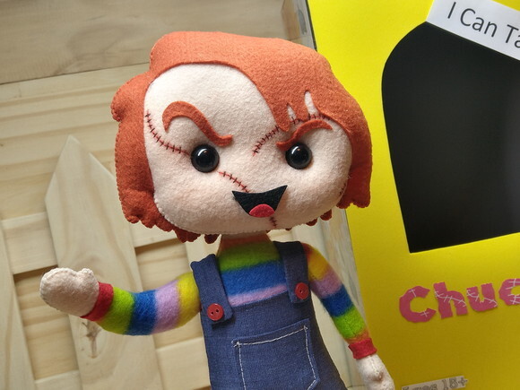 Boneco Assassino Chucky em feltro