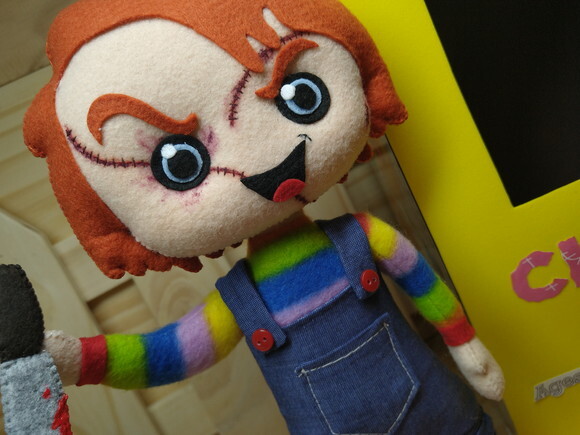 Boneco Assassino Chucky em feltro