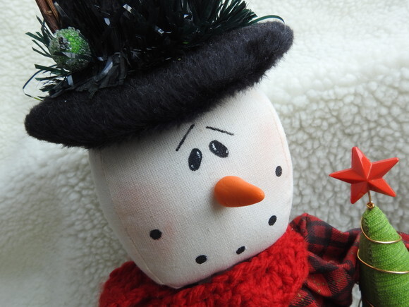 Boneco de Neve com Arvore de Natal - Chamar Chat