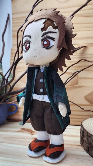 Boneco em Feltro Manga