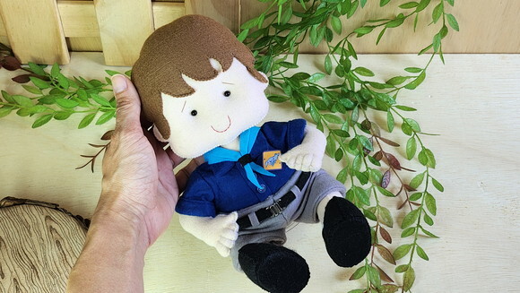 Boneco Escoteiro de Feltro * Chamar Chat Antes Compra