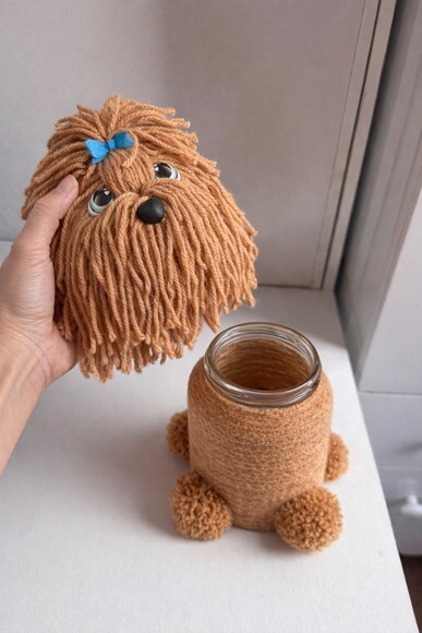 Cachorro no Pote *valor para Essa Peça Pronta Entrega
