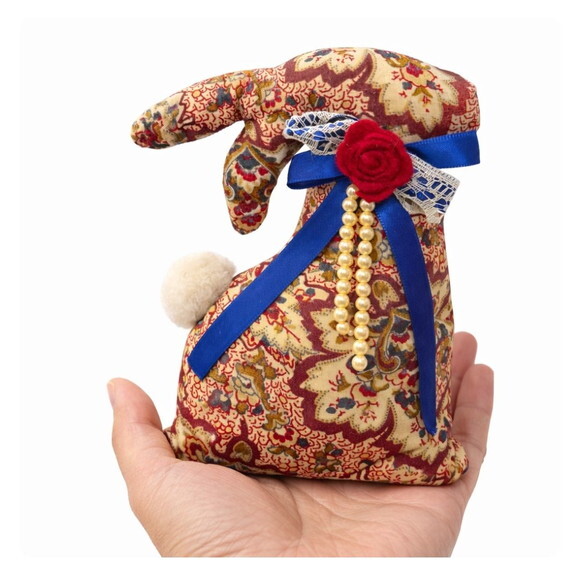 Coelho Decorativo de Páscoa em Tecido ? 16 cm