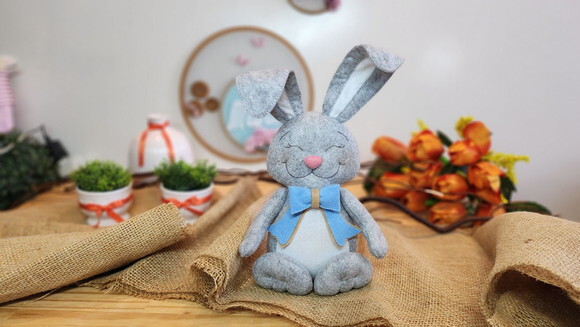 Coelhos em Feltro - Antes de Comprar Chamar no Chat