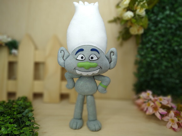 Diamante - Trolls de Feltro - Guy Diamond