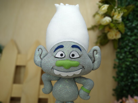 Diamante - Trolls de Feltro - Guy Diamond