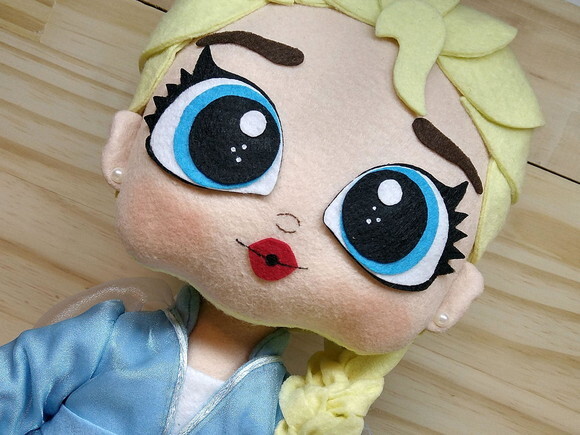 ELSA de feltro Personagem filme Frozen