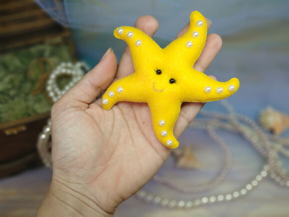 Estrela do Mar em Feltro