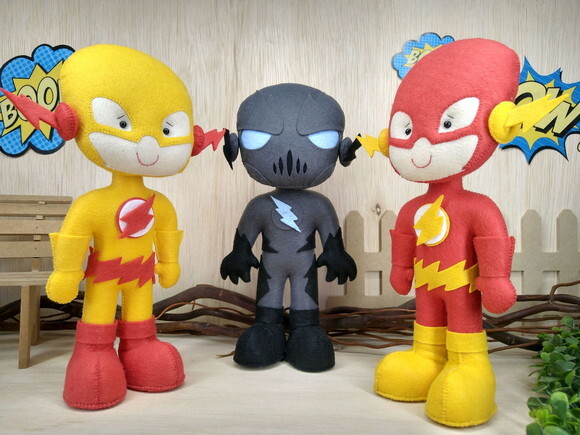 Flash e Zoom Vilão - em Feltro