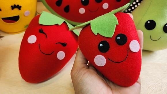 Frutas em Feltro * Chamar Chat Antes de Comprar
