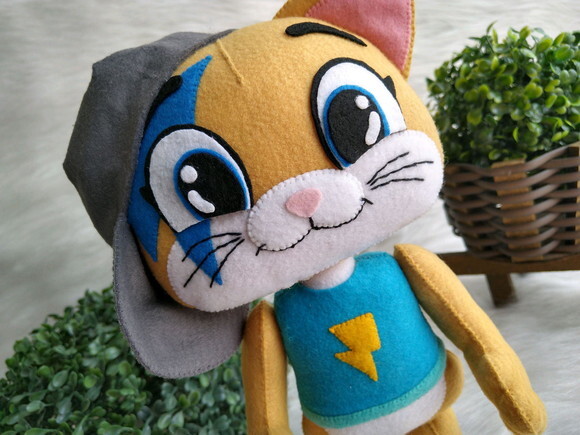 Gato em Feltro