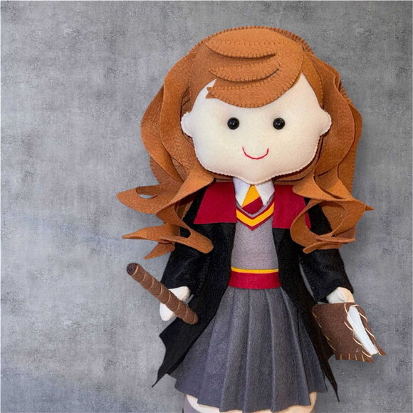 Hermione do Harry Potter- Peso de Porta* Chamar Chat