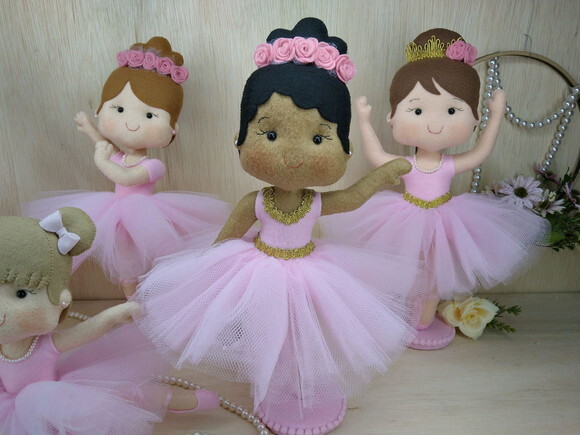 Kit Bailarina em feltro