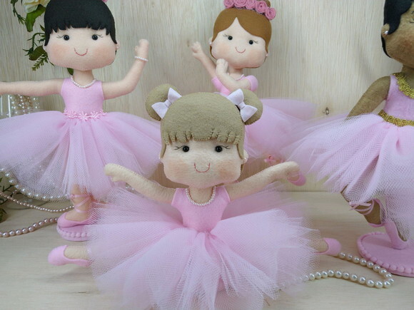 Kit Bailarina em feltro