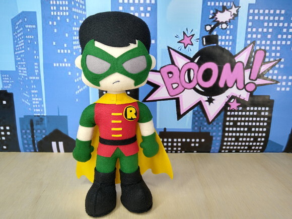 Kit Batman e Vilões em Feltro