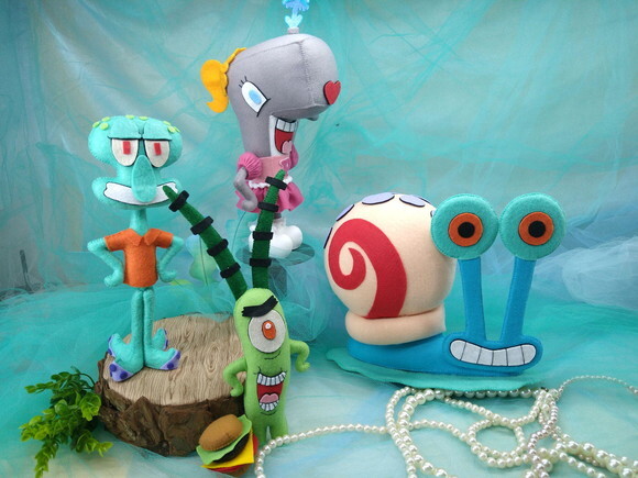 Kit Bob Esponja de Feltro
