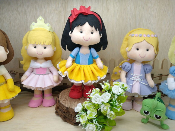 Kit princesas em feltro