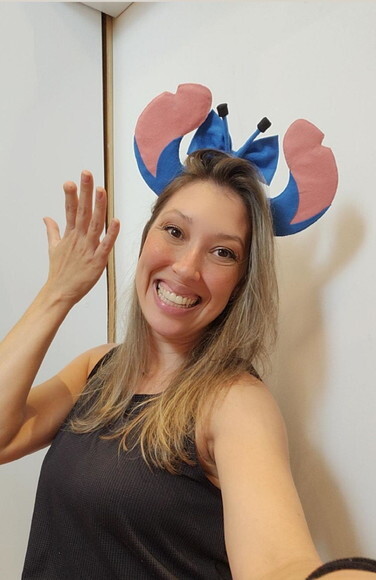 Lilo e Stitch-tiara em Feltro - Antes de Comprar Chamar Chat