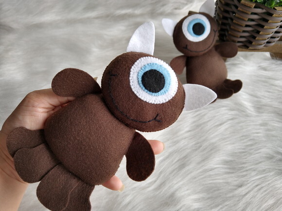 Mascote da Boo Monstros S/a em Feltro
