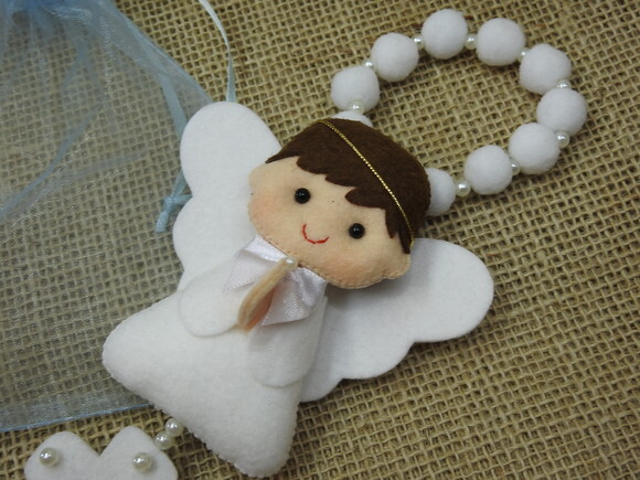 Mini Terço em Feltro - Lembrança