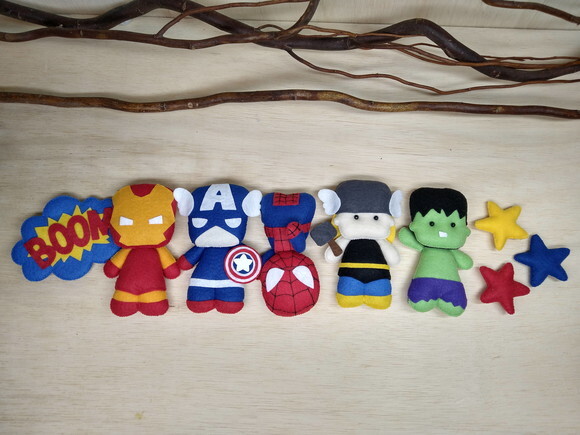 Móbile Super Heróis Toy* Chamar Chat