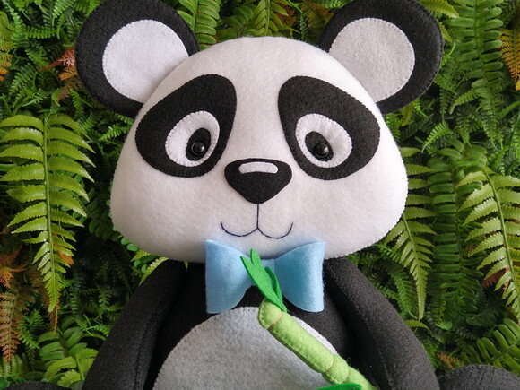Panda em Feltro