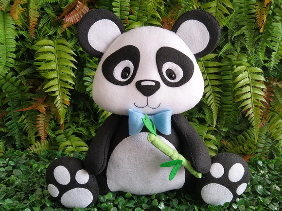 Panda em Feltro