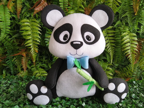 Panda em Feltro