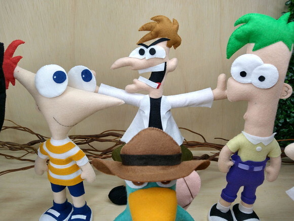 Personagens de Feltro Ferb e Phineas