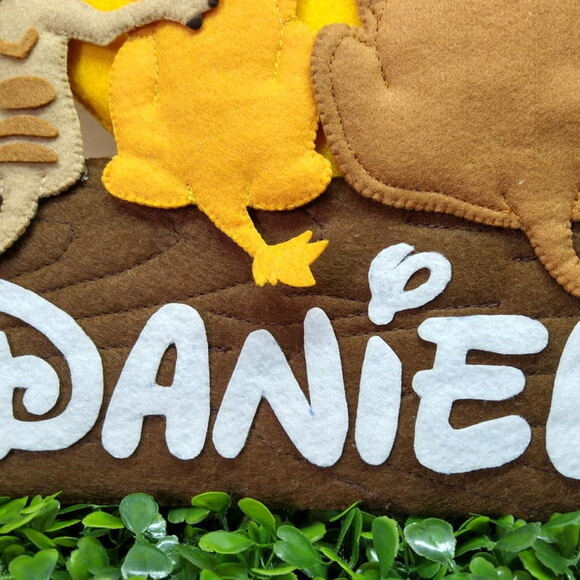 Placa com Nome - Tema Rei Leão