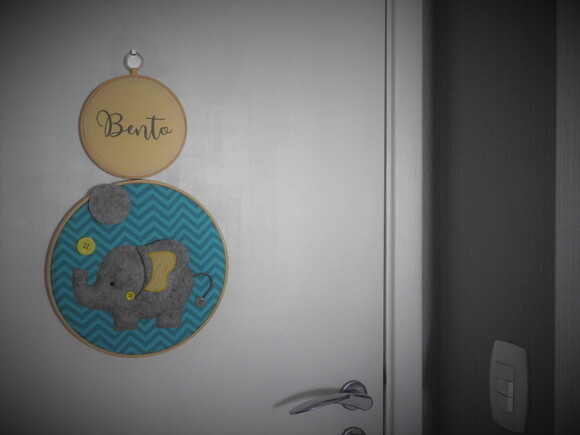 Porta Maternidade Bastidor Elefante