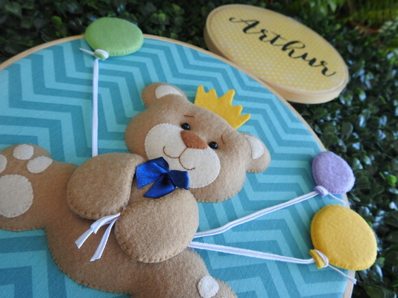 Porta Maternidade Bastidor Urso