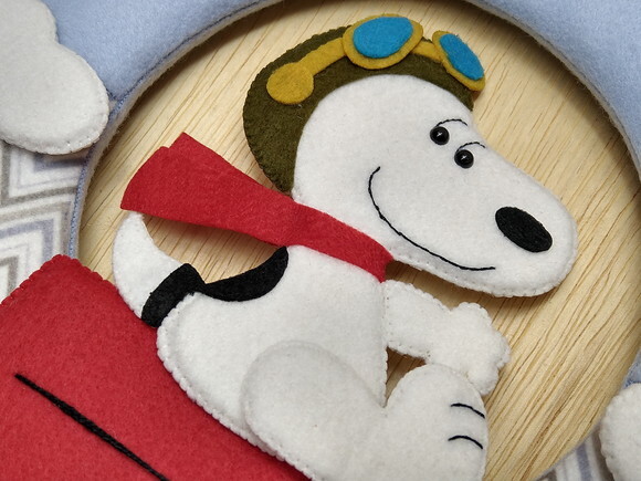 Porta Maternidade Snoopy* Chamar Chat