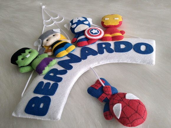 Porta Maternidade Super Heróis Toy