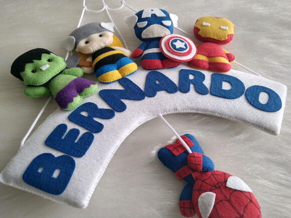 Porta Maternidade Super Heróis Toy