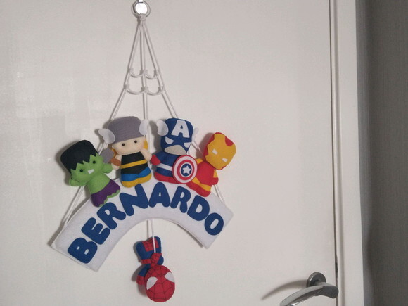 Porta Maternidade Super Heróis Toy