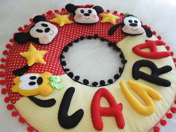 Porta Maternidade Turma Mickey