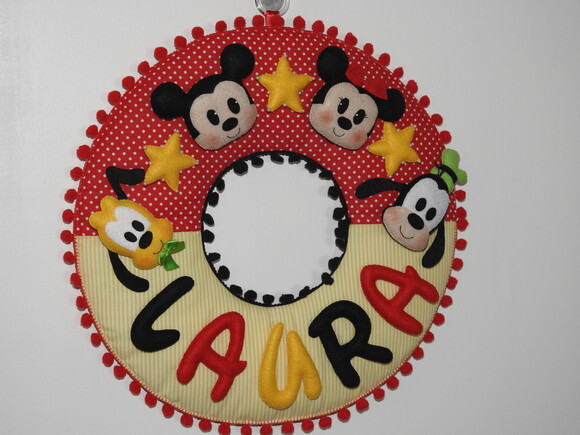 Porta Maternidade Turma Mickey