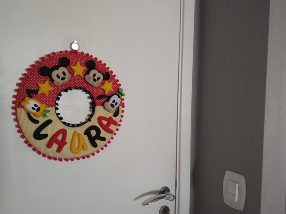 Porta Maternidade Turma Mickey