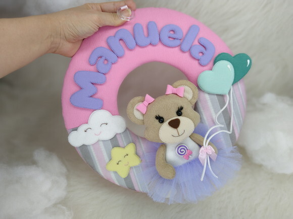 Porta Maternidade Urso* Chamar Chat