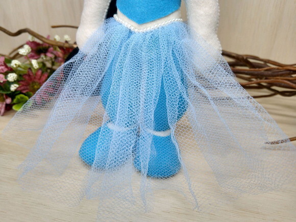 Princesa Jasmine em feltro - Alladin