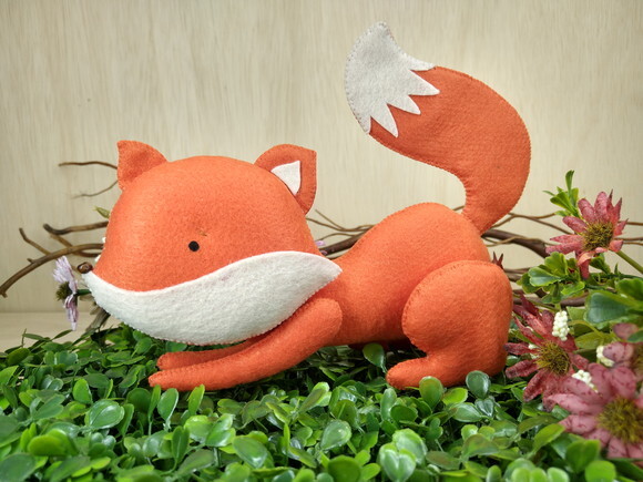 Raposa em Feltro - Bosque* Chamar Chat